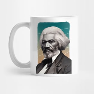 American Abolitionist Frederick Douglass Illustration Mug